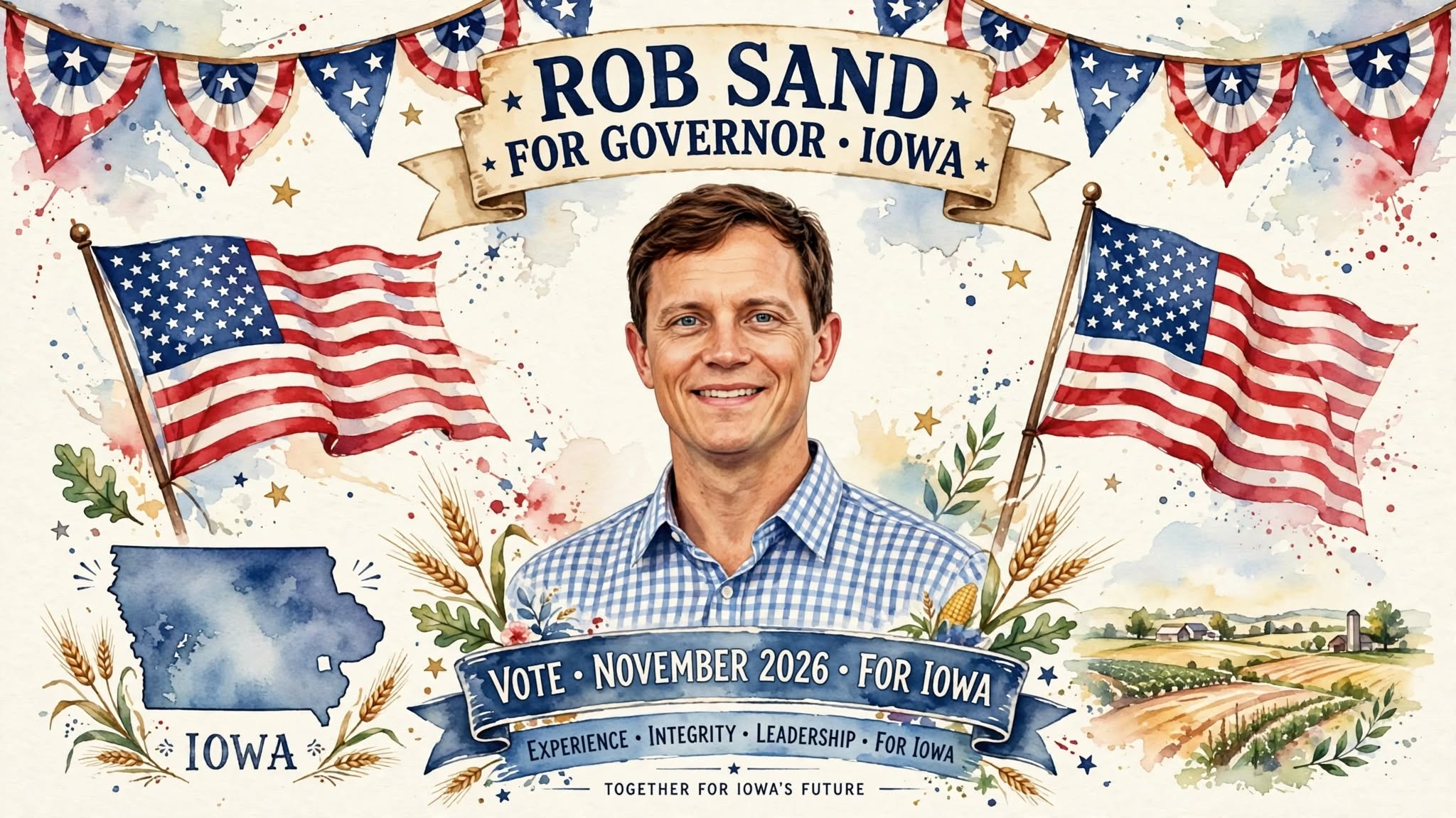 Rob Sand for Governor: Full 2026 Iowa Campaign Guide
