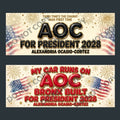 AOC For President Bumper Stickers 10-Pack